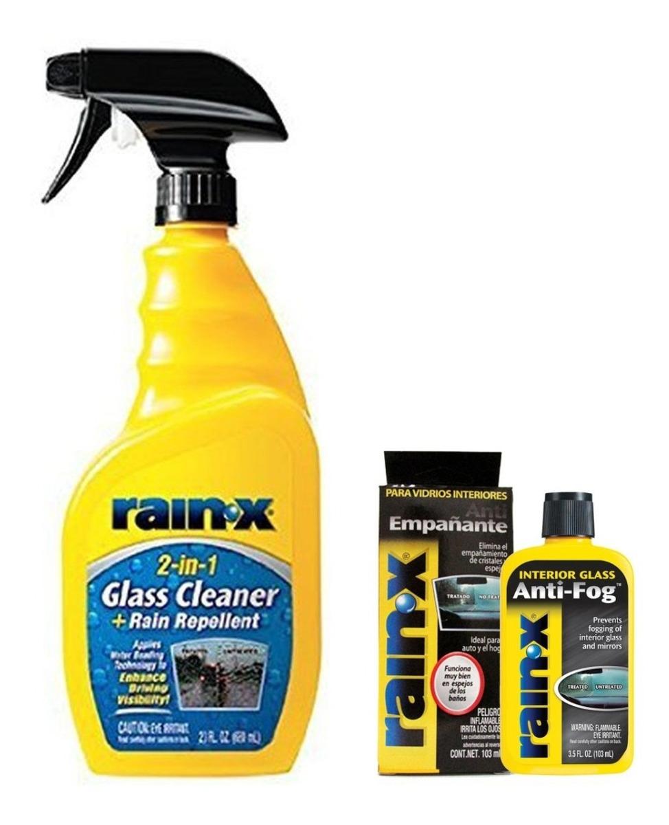 Rain X Kit Lluvia Limpiavidrios/antilluvia + Antiempañante Envío gratis