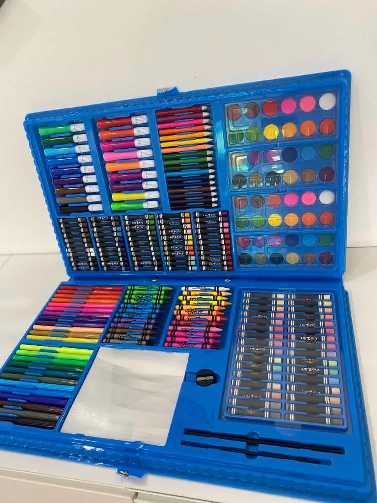 Caja De Colores, Marcadores Y Mas Para Colorear. 250 Piezas MercadoLibre