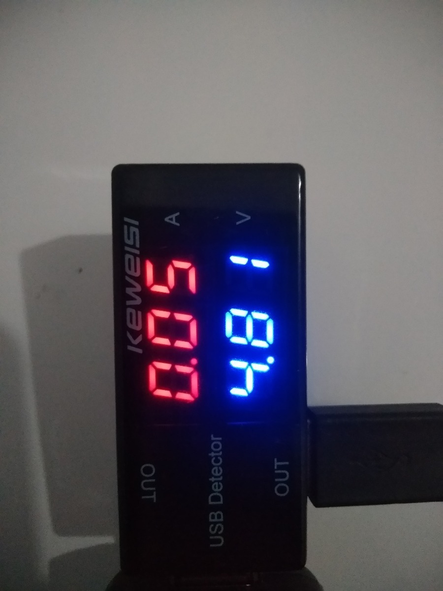 Testador Usb Tester Voltage Current Voltímetro Amperímetro
