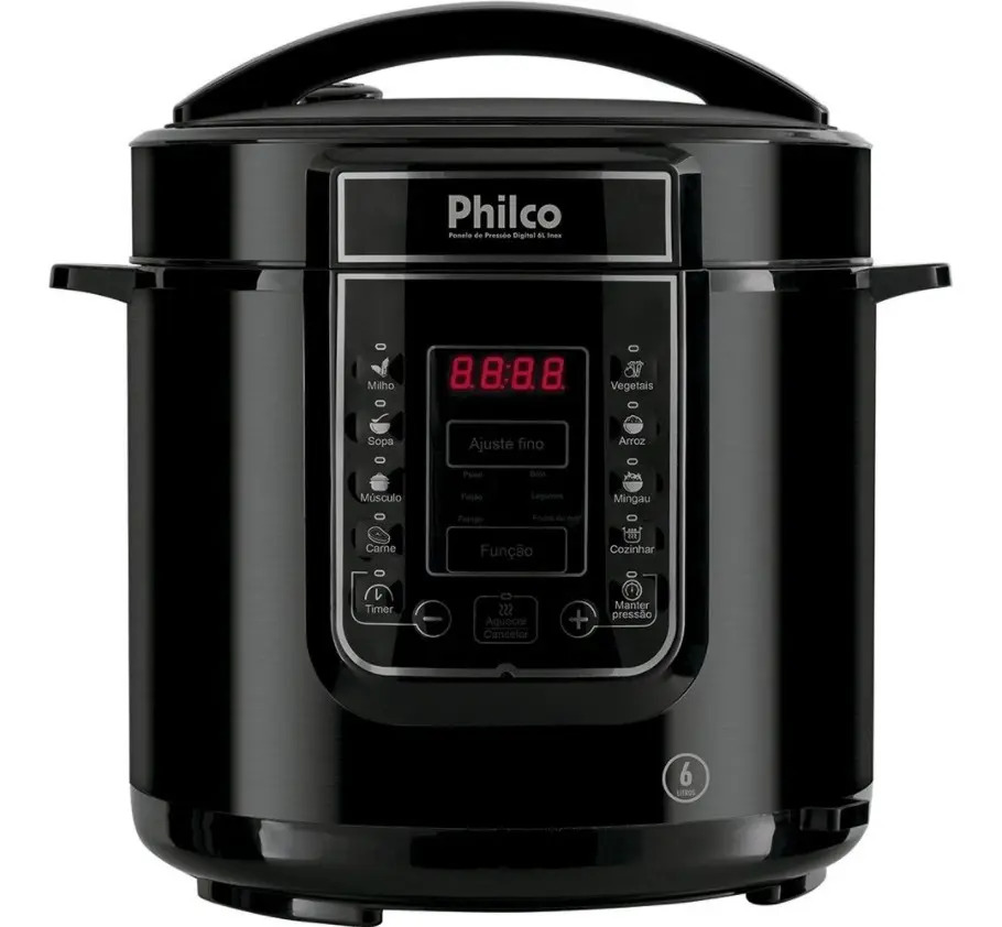 Panela De Pressão Elétrica Philco Ppp01p 6 L Preta 110v Mercado Livre