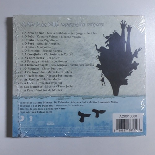Cd Vinicius De Moraes A Arca De Noé Mercado Livre