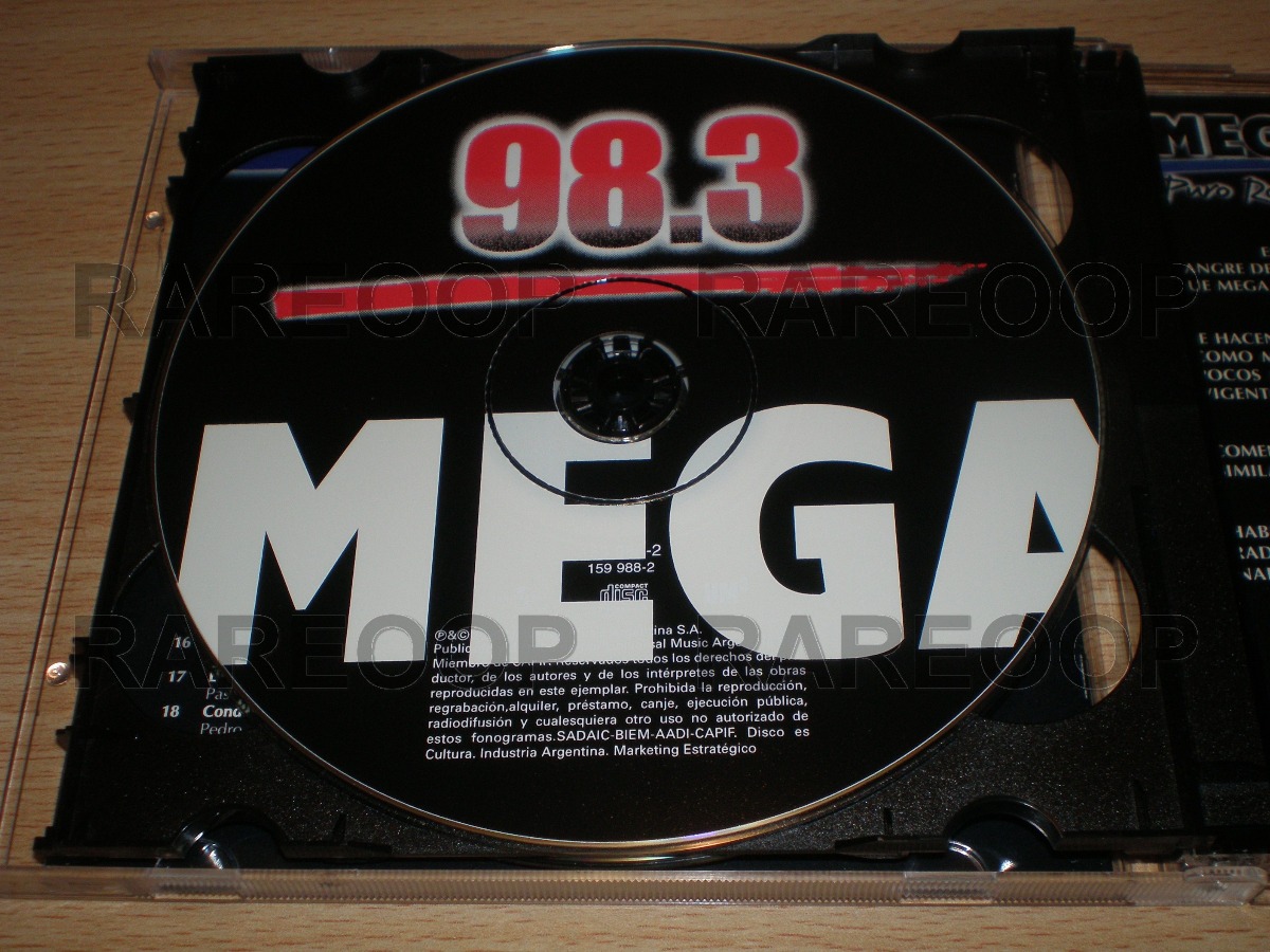 Radio Mega 98.3 Puro Rock Nacional Soda Stereo Sumo D2 (2cds Mercado