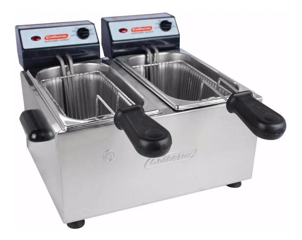 Fritadeira Elétrica Profissional 4 Litros 2 Cubas Mercado Livre