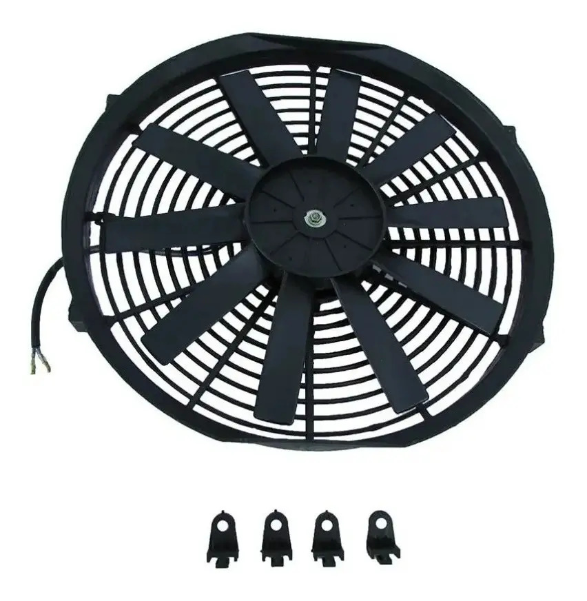 Eletro Ventilador Ar Condicionado Universal 10 Polegadas 12v Mercado