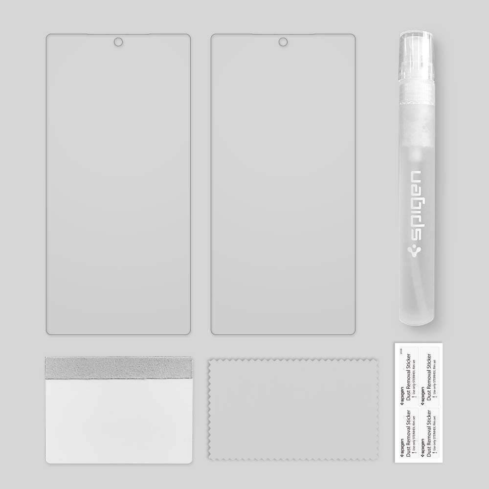 Mica Note 10 Plus Neoflex Hd Plástica 2 Pack Spigen Liquido Mercado Libre