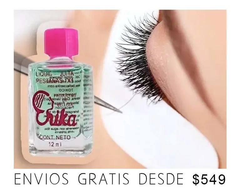 Liquido Para Quitar Pestañas 1x1 12ml. Mercado Libre