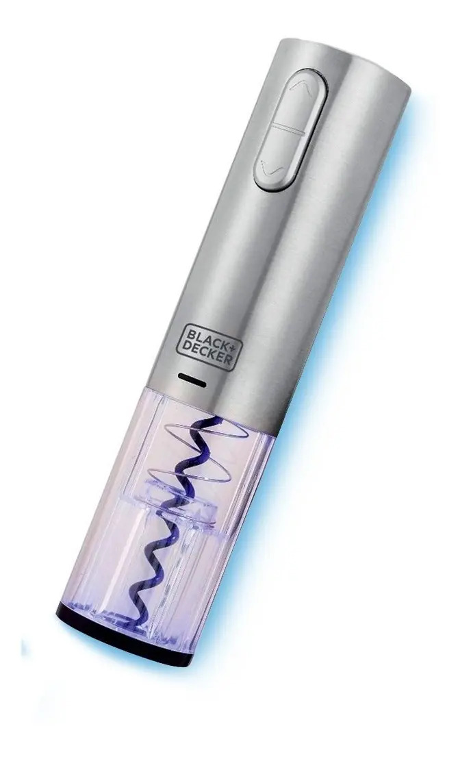 Abridor De Vinho Elétrico Saca Rolha W10 Inox Black Decker Mercado Livre
