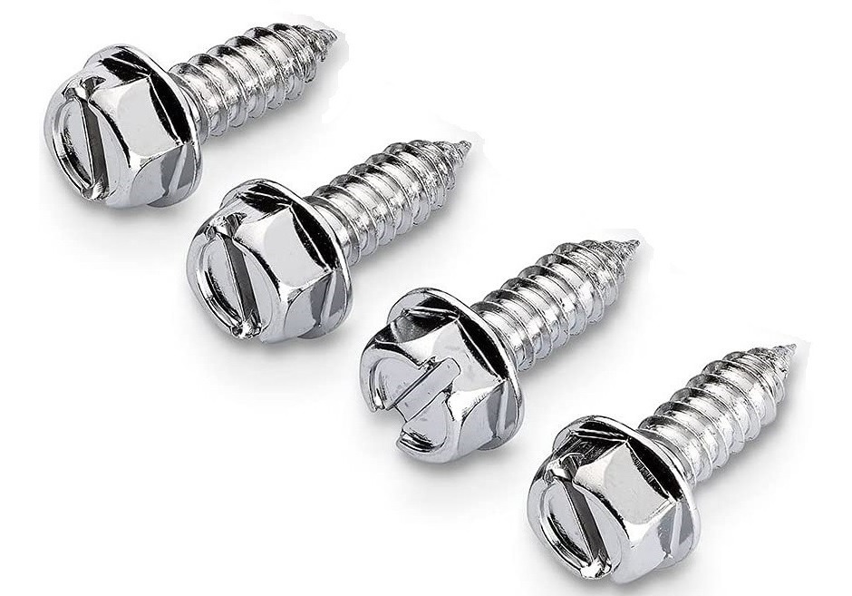 Tornillos Y Grapas Muelas De Plastico Para Placa O Matricula MercadoLibre