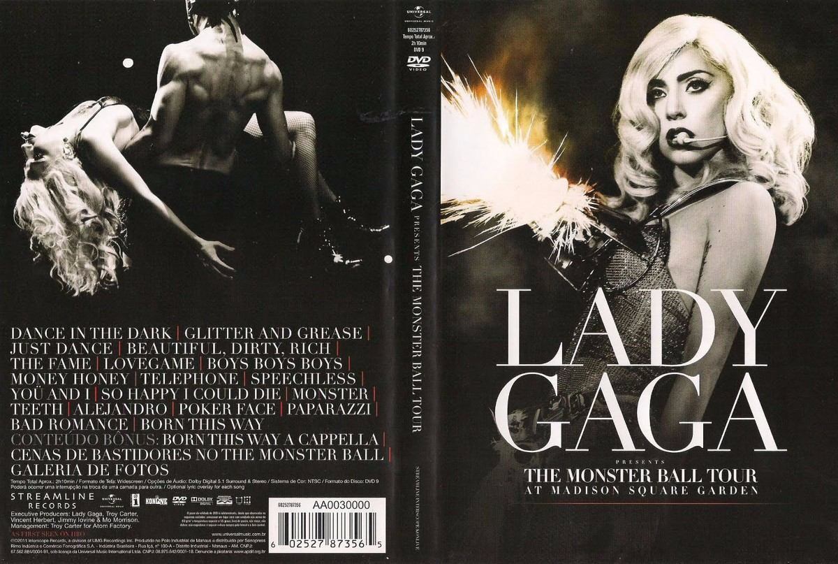 Dvd Lady Gaga The Monster Ball Tour At Madison Square Garden Mercado