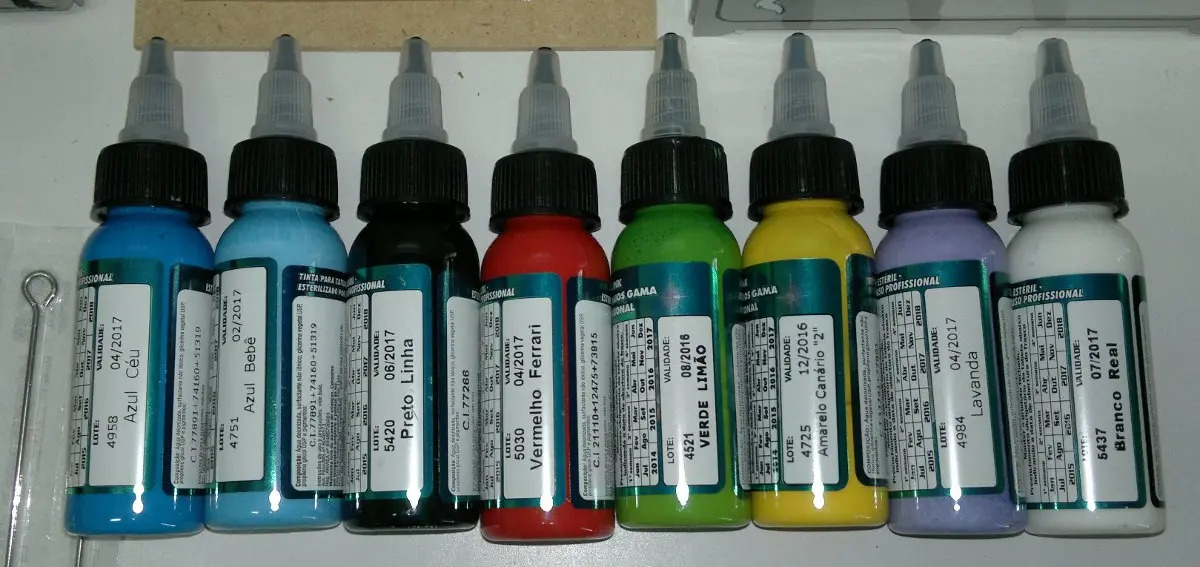 Mega Kit Tatuagem Máquina Paulo Fernando Electric Ink Tattoo Mercado