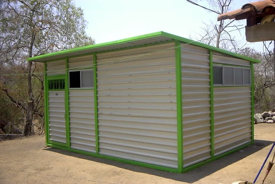 Caseta De Lamina Pintro De 3.75 X 3.75 Mts Meses sin intereses