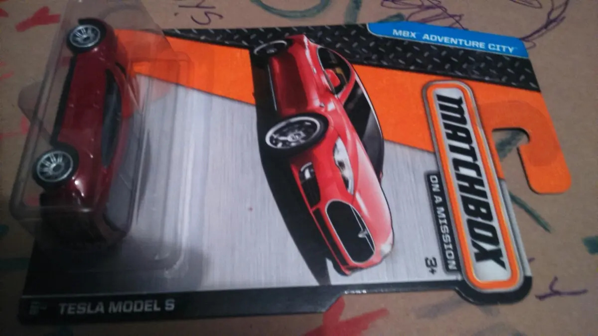 Matchbox First Edition Tesla Model S Rojo Lyly Toys Mercado Libre