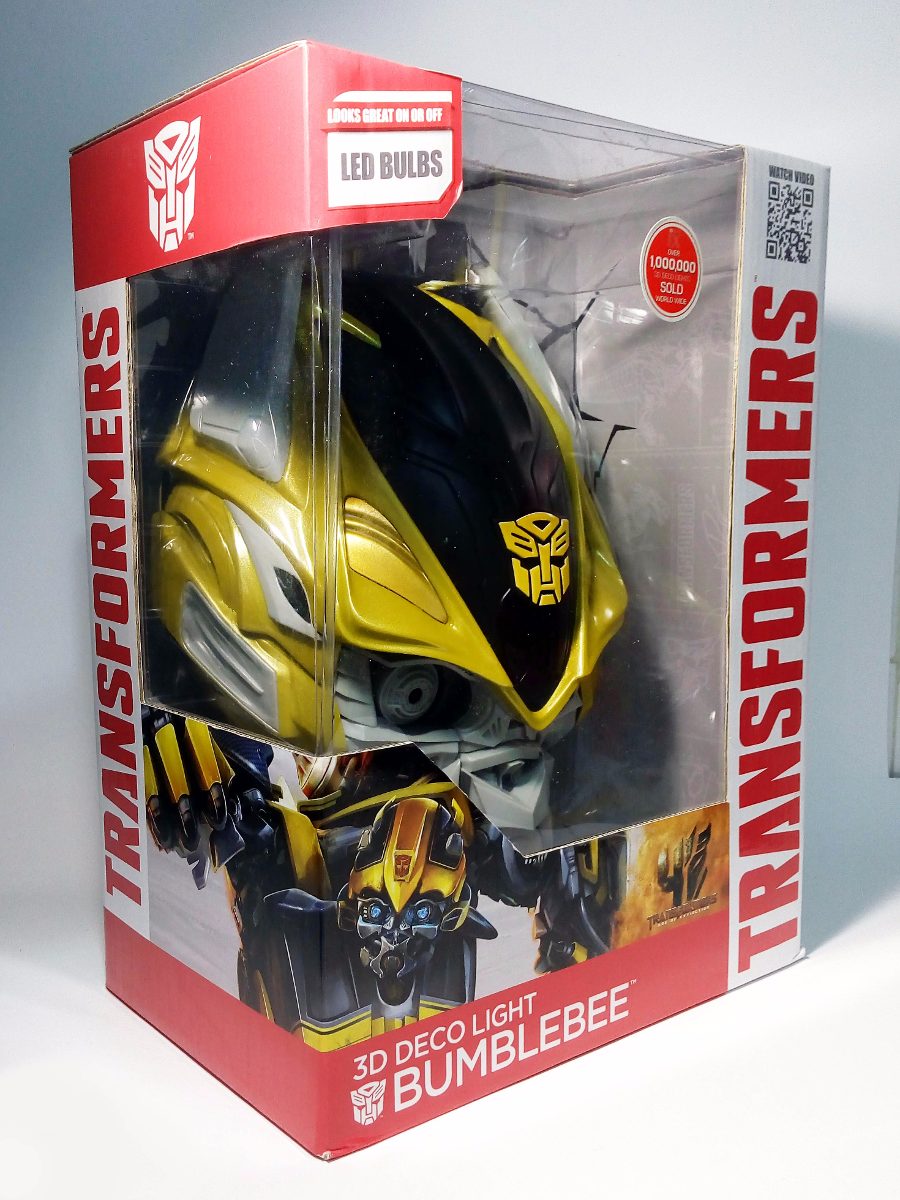 Bumblebee Transformers Lampara De Pared 3d Deco Light Led Envío gratis