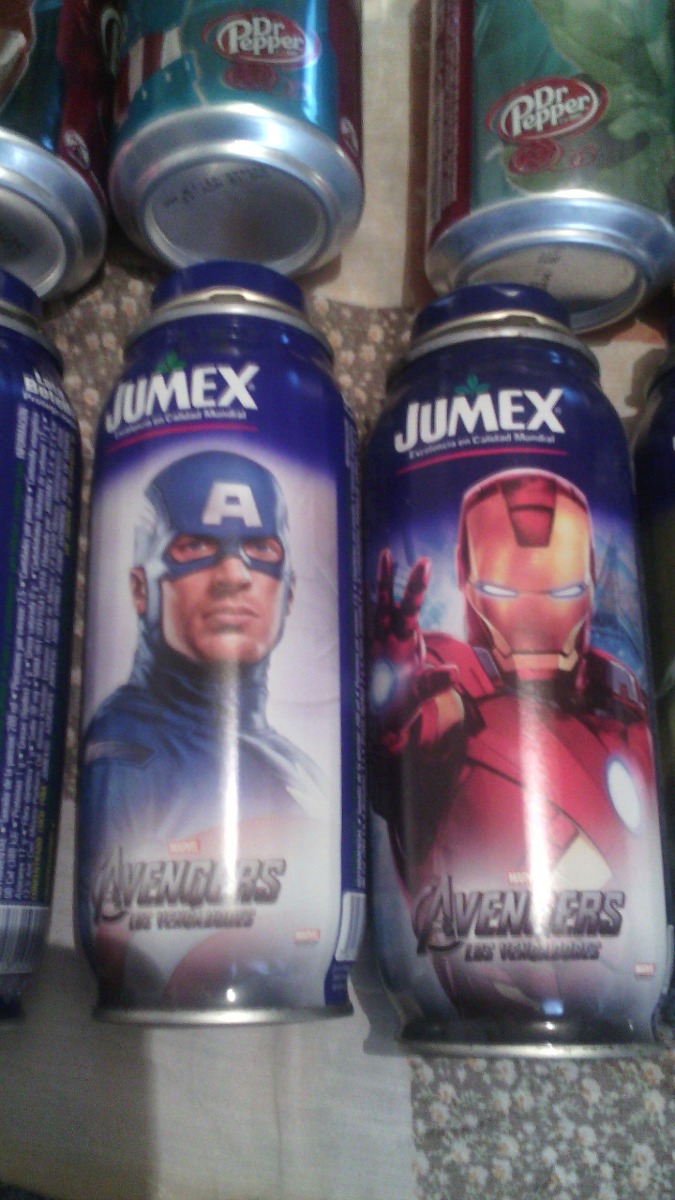 Latas Jumex Y Dr Peper Avengers Mercado Libre