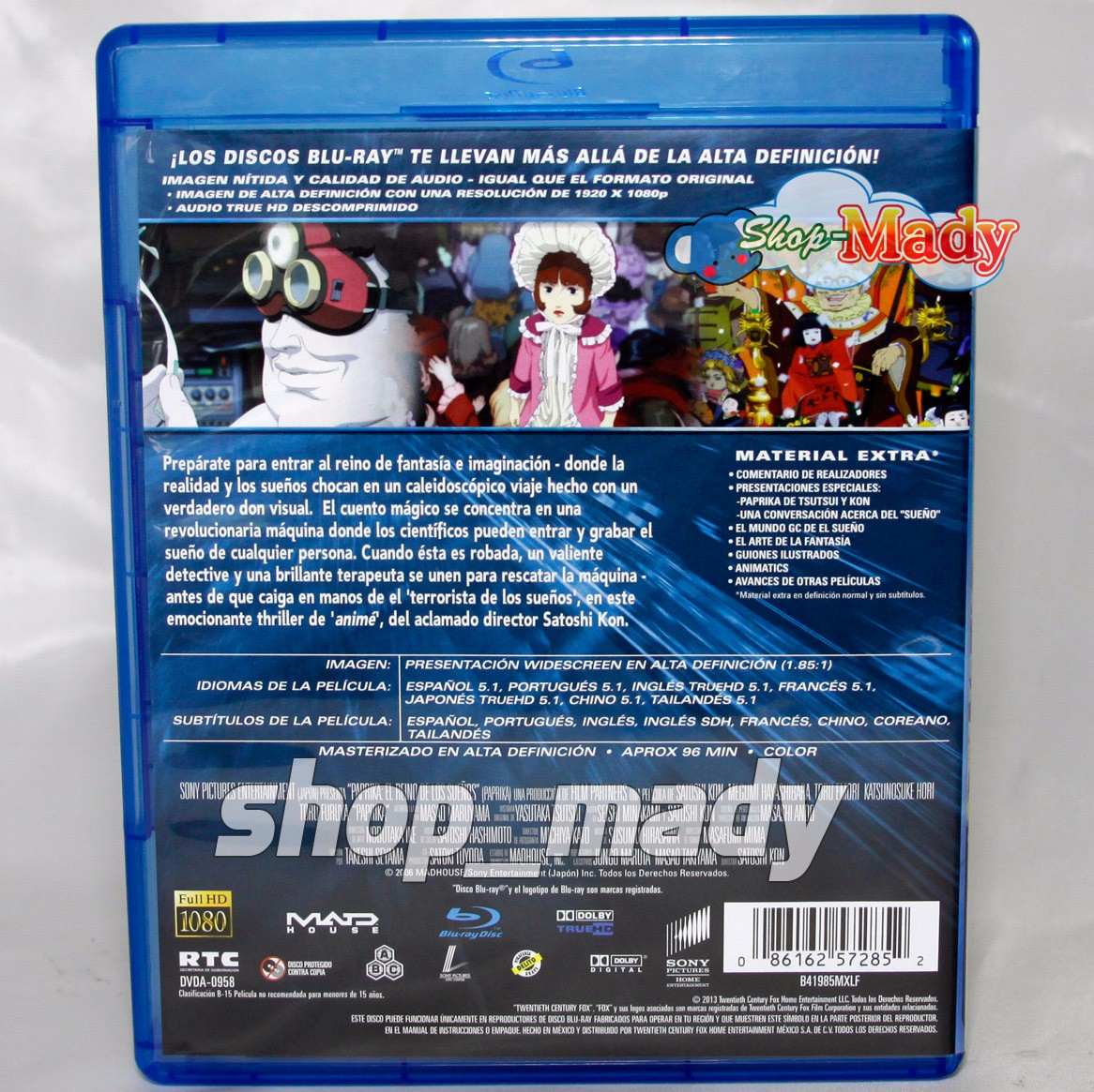 Paprika El Reino De Los Sueños Bluray En Español Latino MercadoLibre