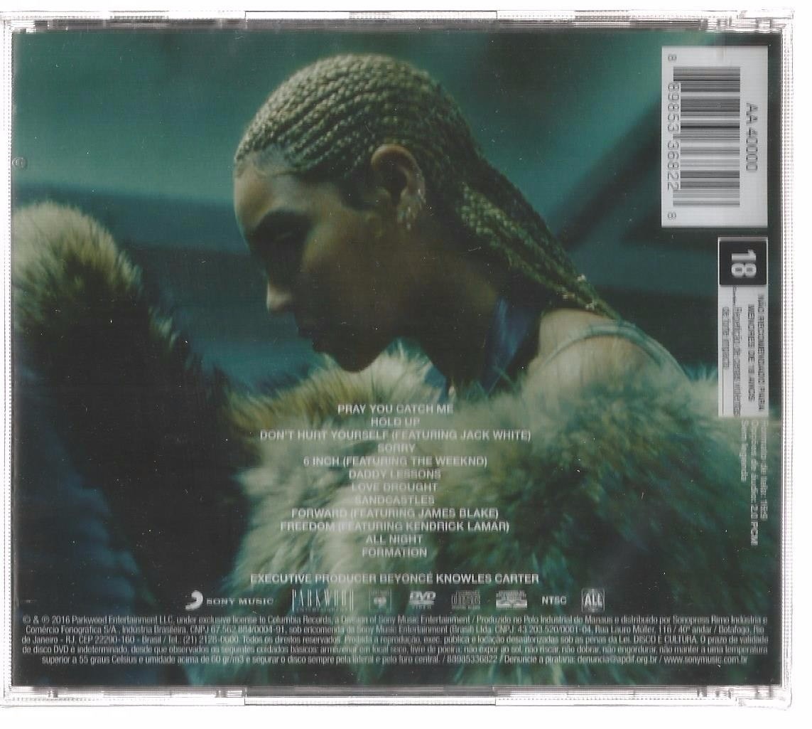 Cd+dvd Beyoncé Lemonade (2016) Novo Original Lacrado!! Mercado Livre