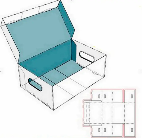 Vectores De Cajas Para Editar Imprimir,Armar Moldes Troquel | Mercadolibre
