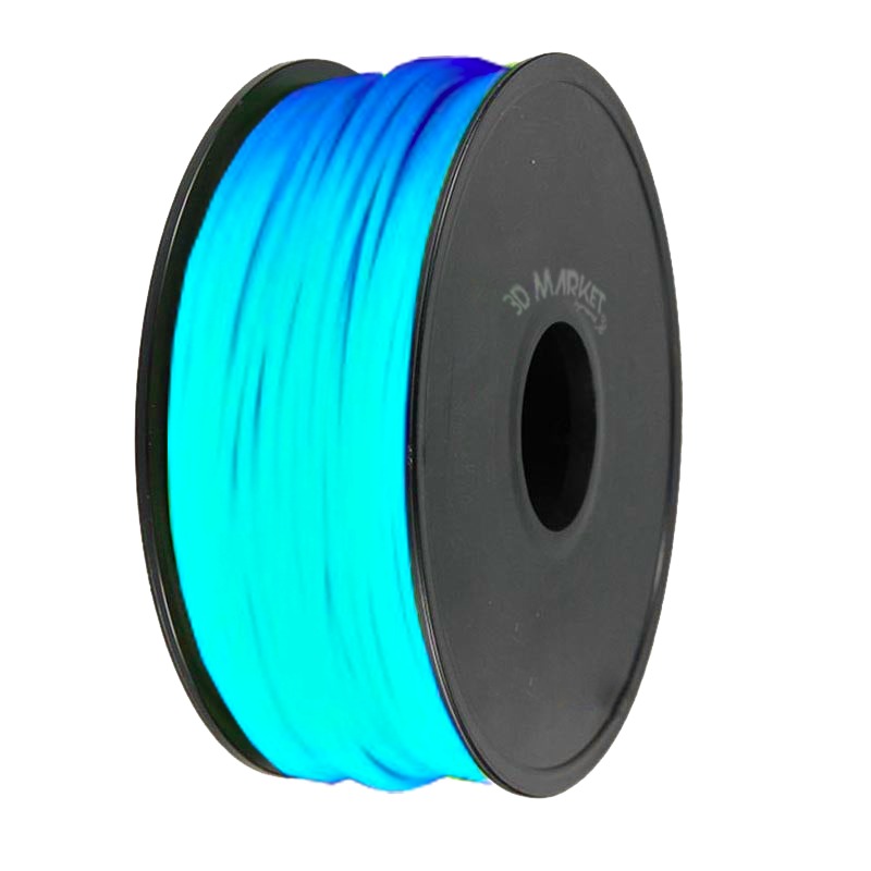 Filamento 3dmarket Pla 1.75 Mm G.i.t.d. Azul Impresión 3d Mercado Libre
