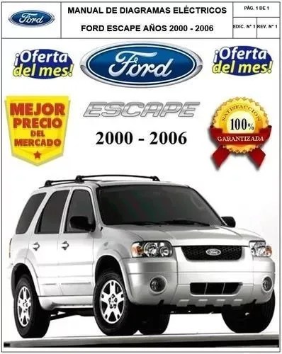 Manual Diagramas Electricos Ford Escape 2000 2006 Oferta | MercadoLibre