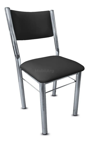 Silla Cocina Comedor Super Reforzada Caño Grueso Cromado Industria Nacional C/Garantia - Fabrica Mobilarg | Mercadolibre