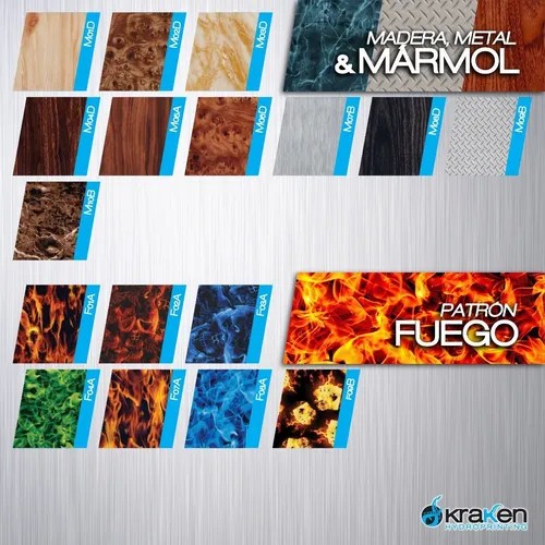 Laminas Para Water Transfer Printing, Hidrografía Por M² en venta en