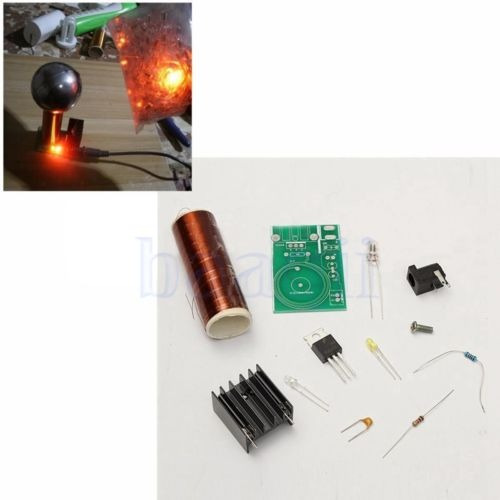 12v Dc Bobina De Tesla Diy Kit Arco Eléctrico Inalámbrico Mercado Libre