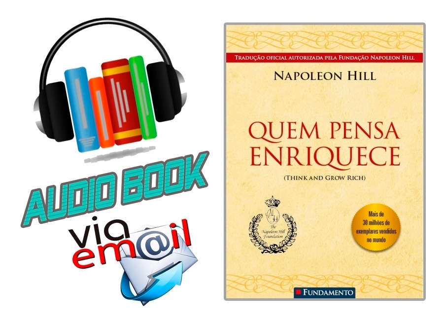 Áudio Book Quem Pensa Enriquece Napoleon Hill Mercado Livre
