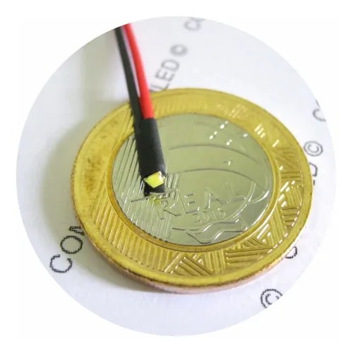 4x Micro Led Mini Pisca Montado Resistor 12v Fácil Instalar