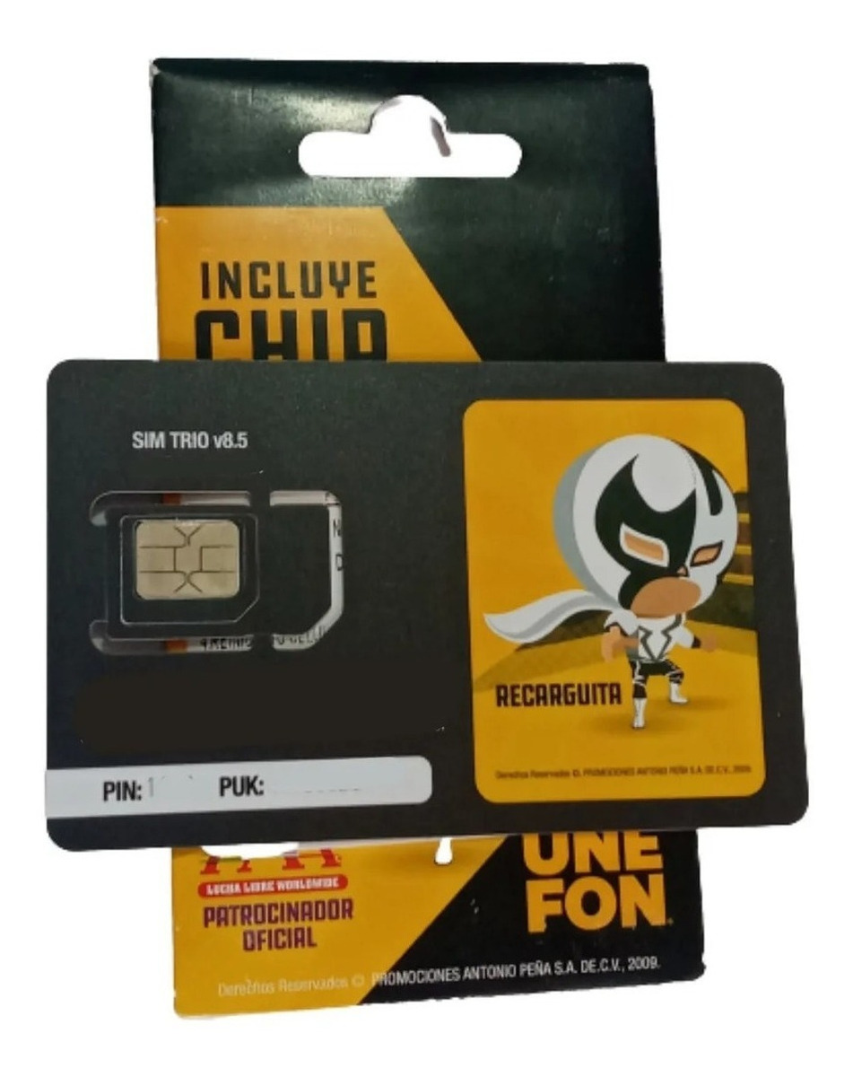 Chip Sim Card Unefon Ilimitado 10 Pesos X Día Sirve Con Mifi Mercado