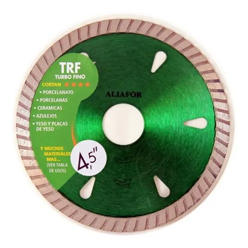Disco Aliafor Diamantado Porcelanato Ceramica Trf 4,5 115 Mm | Aceros Lomas