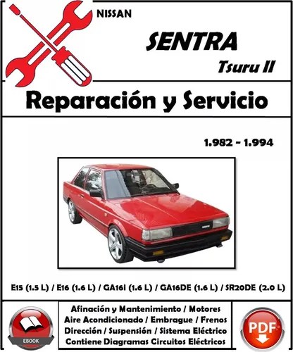 Diagrama Electrico Nissan Sentra/tsuru Ii 1982-1994 | MercadoLibre