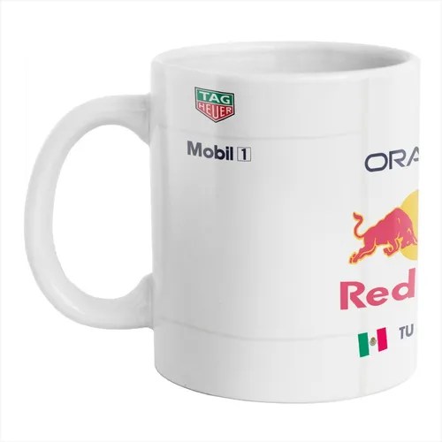 Tazas Con Diseño Checo Pérez Red Bull Personaliza Con Nombre Envío gratis