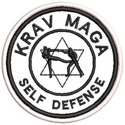 Patch Bordado Krav Maga Self Defense 8x8 Cm Cód.4120 Parcelamento sem