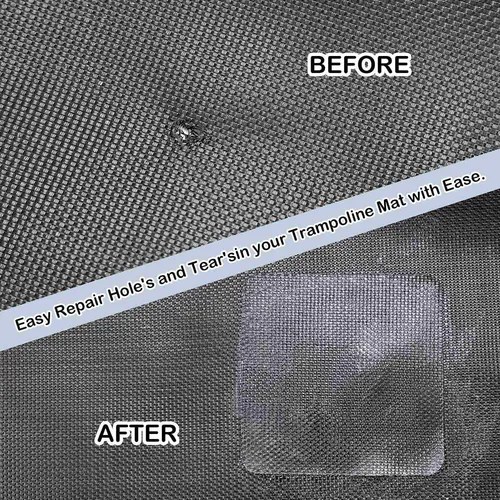 Ifeolo Trampoline Patch Repair Kit 4x 4 Square On Patches | Envío gratis