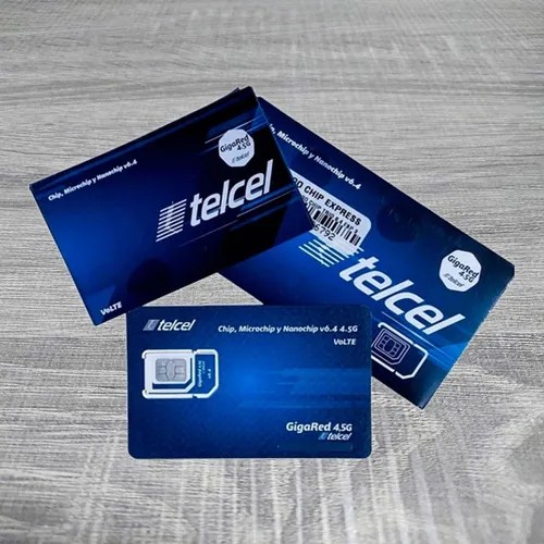 2 Sims Amigo Chip Telcel 4.5g Lte Lada 55 Cdmx