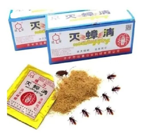 10 Sobres Veneno Cucarachas Polvo Chino Insecticida Efectivo | Neastore Boedo