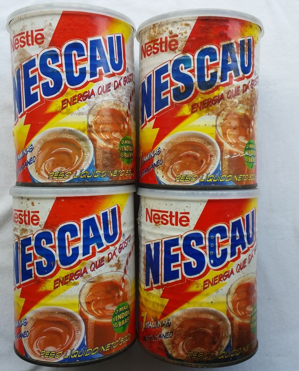 Lata Antiga Nescau 400g O Mais Vendido Do Brasil A57 Mercado Livre