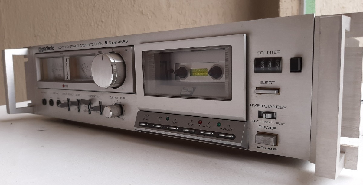 Tape Deck Gradiente Cd5500 1ª Serie Leia Tudo Mercado Livre
