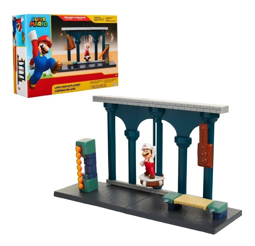 Playset Super Mario Lava Castle (castillo De Lava) Mercado Libre