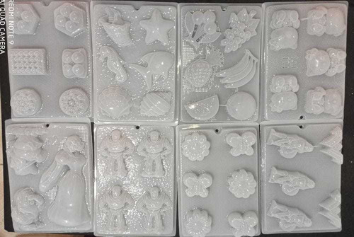 5 Moldes Para Gelatina, Figuras De Yeso, Resina, Parafina | Meses Sin Intereses