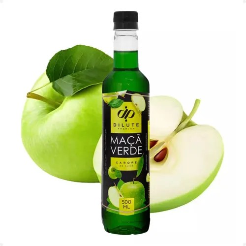 Xarope Dilute Drink Soda Italiana Gin Suco Maçã Verde 500ml MercadoLivre