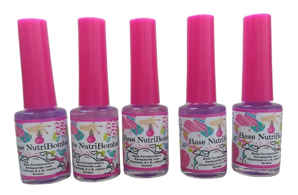 6 Esmalte Base Nutri Bomba Fortalecedora De Unhas Mercado Livre