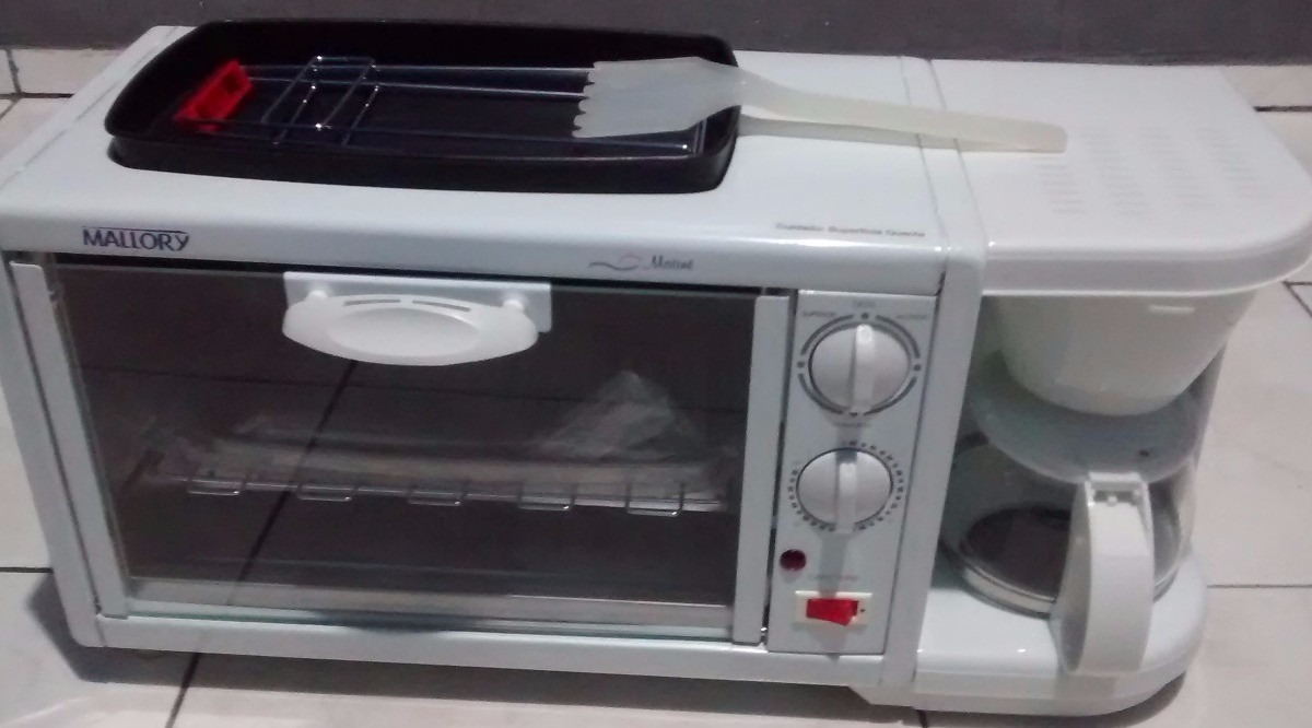 Mini Forno Multiuso 3 Em 1 Mallory Cafeteira Chapa Forno Mercado Livre