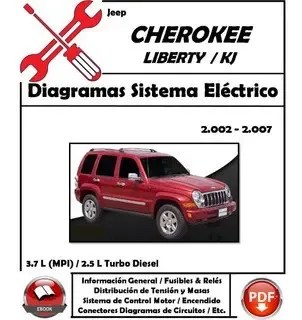 Diagrama Electrico Jeep Cherokee Liberty Kj 2002-2007 en venta en por