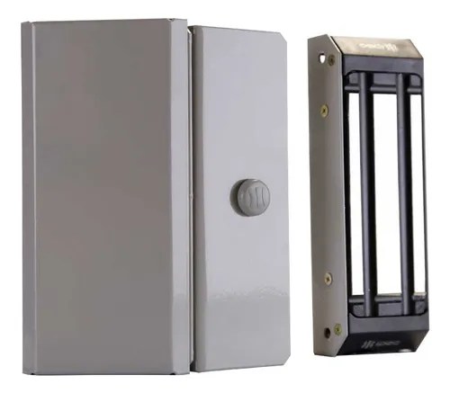 Cerradura electromagnética Ipec M150 Eco 150 Kgf, color negro