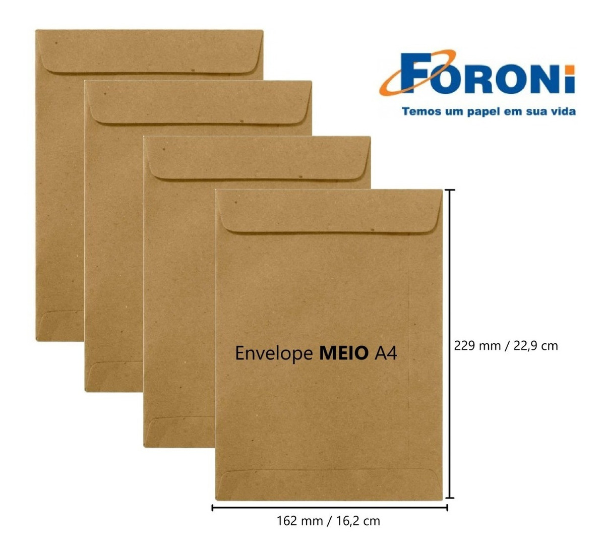 Envelope (saco) Kraft Natural 16 X 23 Cm Skn 23 25 Unidades Mercado Livre
