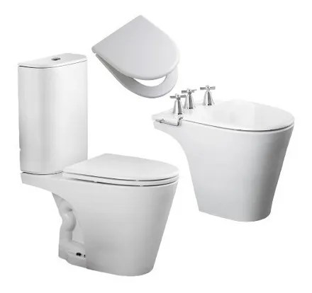 Juego De Sanitarios Para Baño Completo Modelo Marina Ferrum | Lanoriarevestimientos