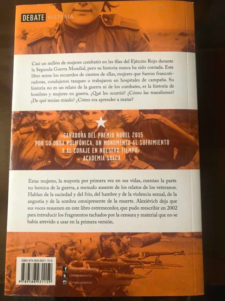 La guerra no tiene rostro de mujer (Ensayo Crónica)