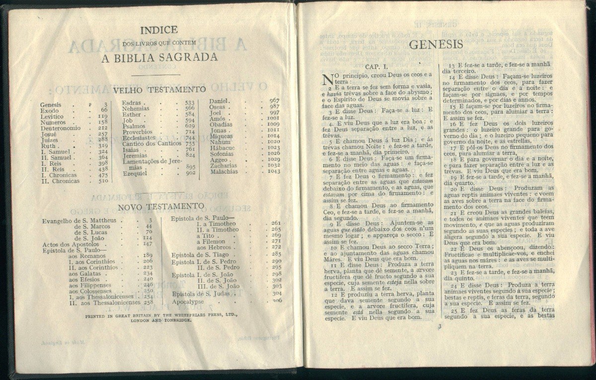 Bíblia Sagrada Antiga João Ferreira Almeida xerográfica Mercado Livre