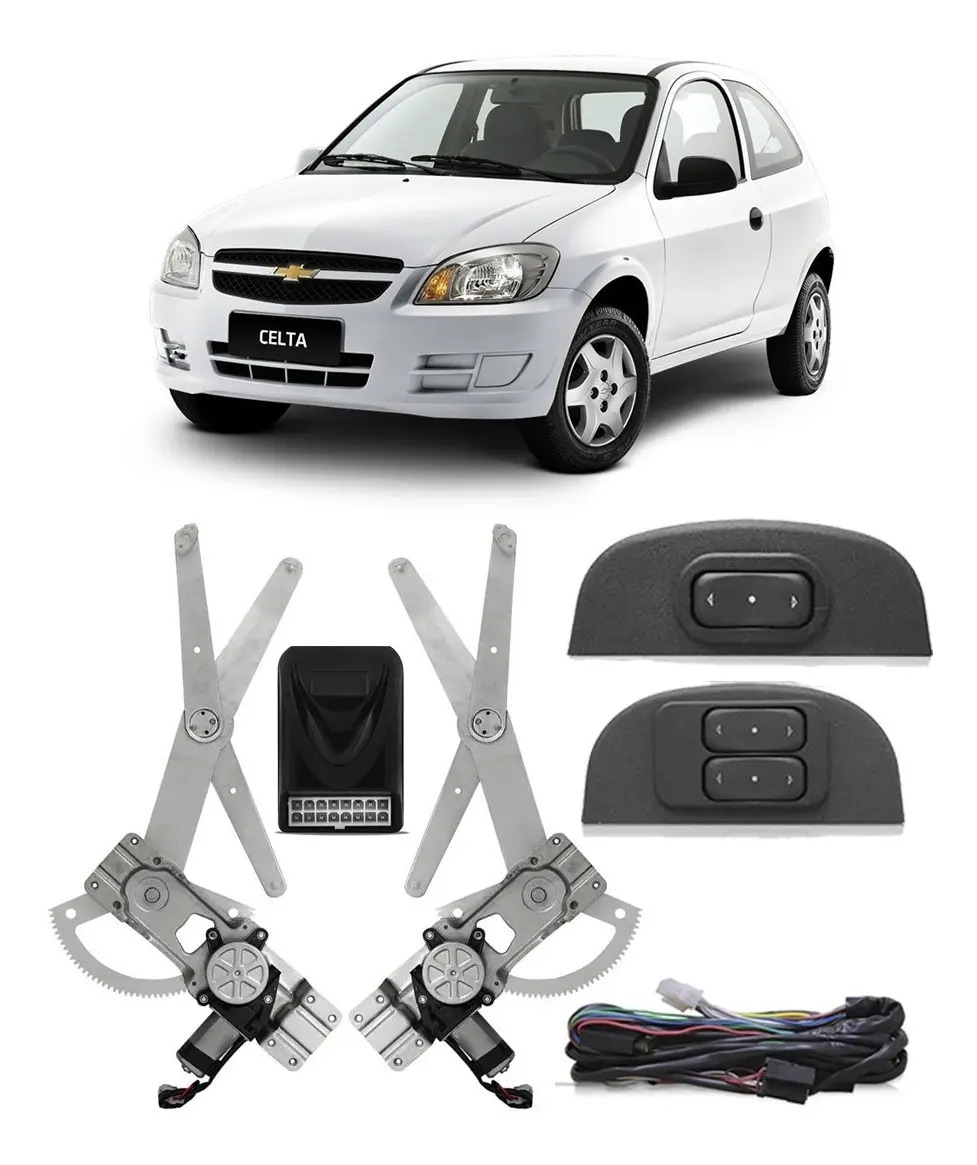 Kit Vidro Eletrico Celta 2 Portas 1999 A 2016 Sensorizado Mercado Livre